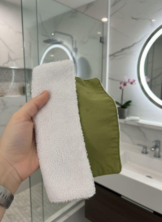 Mini serviette visage en coton & bambou