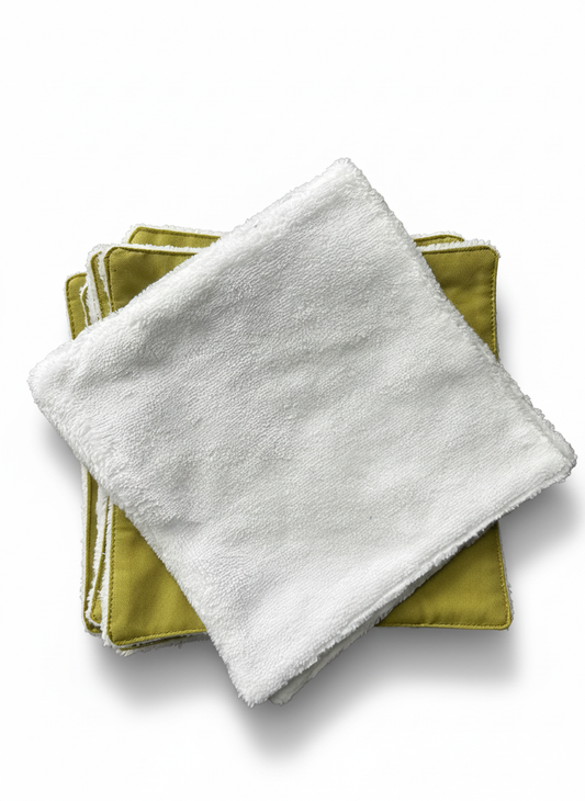 Mini serviette visage en coton & bambou