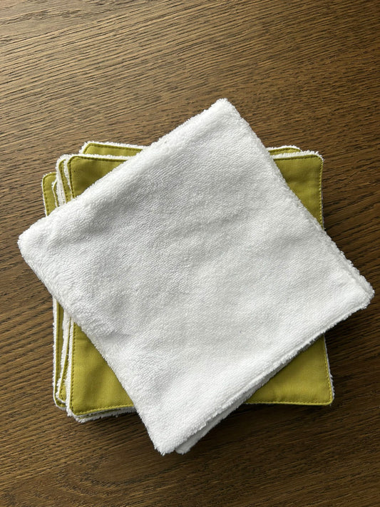 Mini serviette visage en coton & bambou